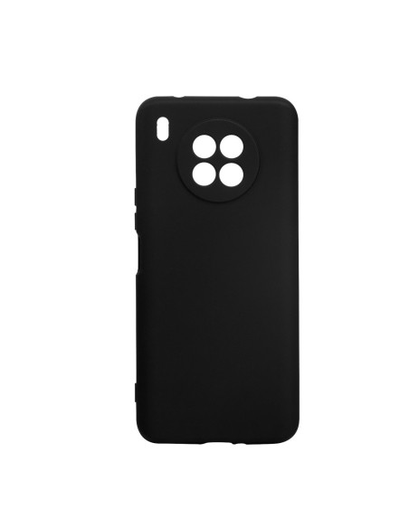 Husa Huawei telefon Nova 8i, negru, tip back cover, material flexibil silicon + interior cu microfibra, "SPPC-HU-N8i-SLK"