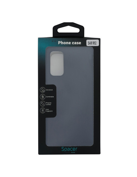 Husa Samsung Galaxy M52 5G Spacer, negru, grosime 2mm, material flexibil silicon + interior cu microfibra "SPPC-SM-GX-M52-SLK"