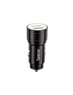 ALIMENTATOR auto SPACER Fast Charge 17W 5V/3.1A max,... 2