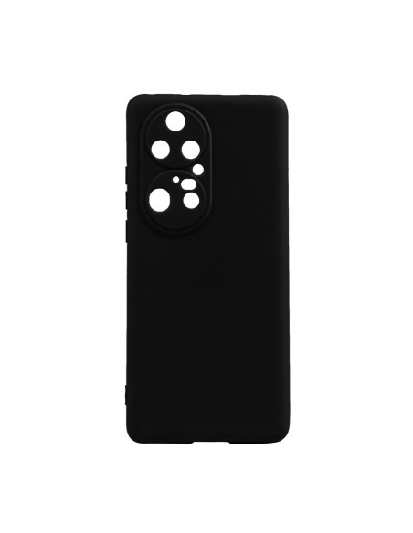 Husa Huawei telefon P 50 Pro, negru, tip back cover, material flexibil silicon + interior cu microfibra, "SPPC-HU-P-50P-SLK"
