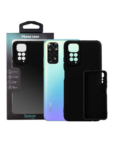 Husa Xiaomi Redmi Note 11 Spacer, negru,...