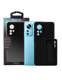 Husa Xiaomi 12 X Spacer, negru, grosime 1.5mm, material...