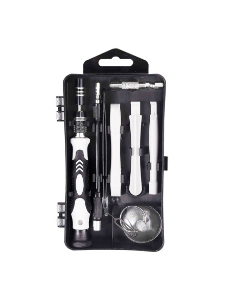 TRUSA REPARATII smartphone, SPACER, functii: insurubare si reparat, 122 produse: 101 capete de surubelnita, surubelnita clasica,