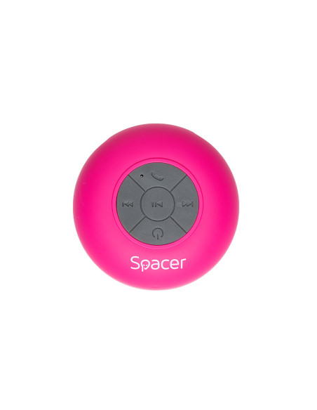 BOXA SPACER portabila bluetooth, DUCKY-PNK, RMS: 3W, control volum, acumulator 300mAh, microfon incorporat, timp de funct. pana