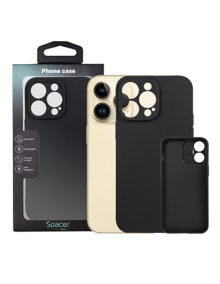 Husa Iphone 14 Pro Max, grosime 1.5mm, material flexibil TPU, negru "SPPC-AP-IP14PM-TPU"