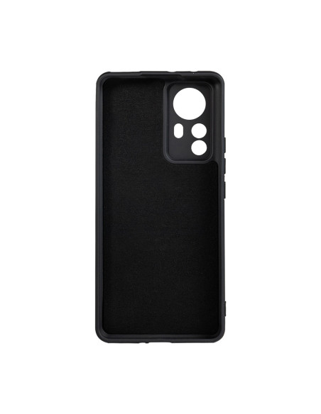Husa Xiaomi 12 Pro Spacer, negru, grosime 2mm, material flexibil silicon + interior cu microfibra "SPPC-XI-12P-SLK"
