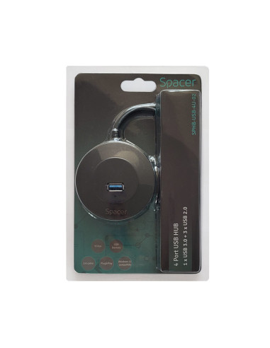 HUB extern SPACER, porturi USB:USB 3.0 X 1, USB...