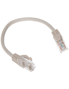 PATCH CORD UTP SPACER Cat6, cupru-aluminiu, 0.25 m, alb,...