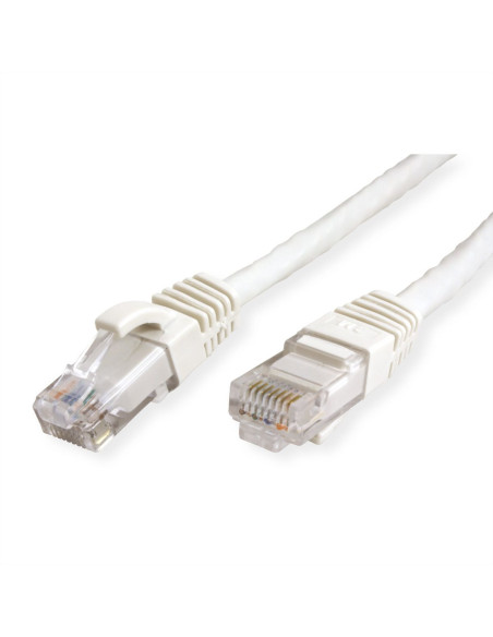 PATCH CORD UTP SPACER Cat6, cupru-aluminiu, 2 m, alb, AWG26, "SPPC-UTP-CAT6-2M"