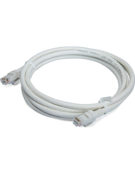 PATCH CORD UTP SPACER Cat6, cupru-aluminiu, 3 m, alb, AWG26, "SPPC-UTP-CAT6-3M"