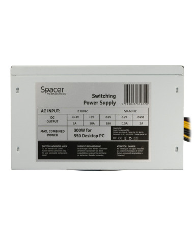 SURSA SPACER 550, 300W for 550 Desktop PC, fan...