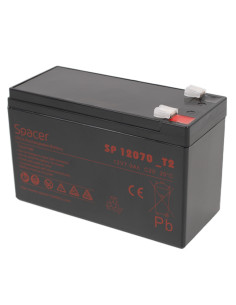 ACUMULATOR UPS SPACER 12V / 7Ah, dimensiuni: 151x66x96mm,...