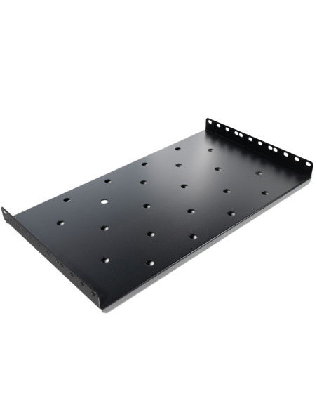 RAFT FIX SPACER 1U pentru rack 19", adancime 275mm, sarcina maxima 60Kg, vopsea antistatic, otel 1.2mm, black, "SPSF-1U275-BK-03