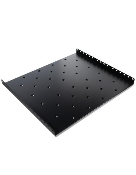 RAFT FIX SPACER 1U pentru rack 19", adancime 425mm, sarcina maxima 60Kg, vopsea antistatic, otel 1.2mm, black, "SPSF-1U425-BK-03