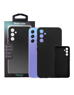 Husa Samsung Galaxy A34 5G Spacer, negru, grosime 1.5mm,...