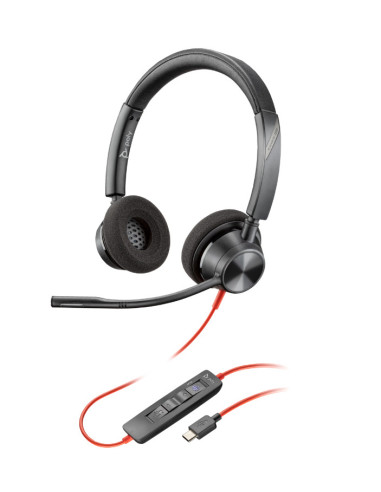 Casti audio HP Poly BW 3220 Stereo USB-C HS...