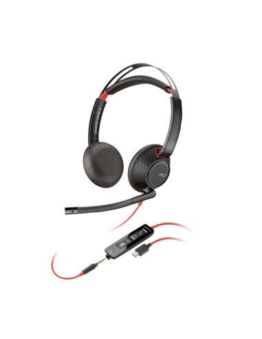 Casti audio HP Poly BW 5220 USB-C HS +3.5mmP...