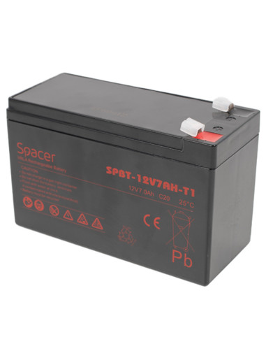 ACUMULATOR UPS SPACER 12V / 7Ah, dimensiuni:...
