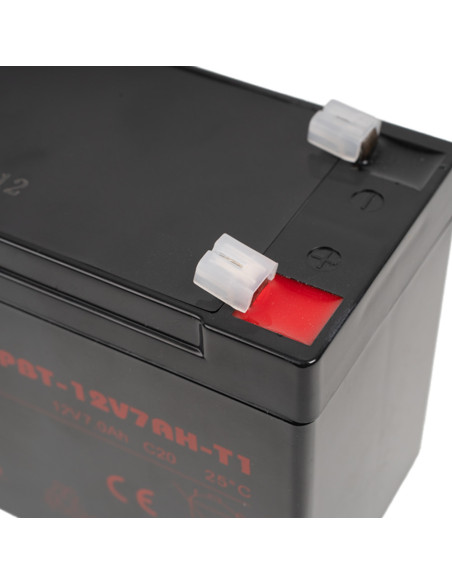 ACUMULATOR UPS SPACER 12V / 7Ah, dimensiuni: 151x66x96mm, inaltime+terminal: 102mm, terminal F1(T1), pt. sisteme de securitate,