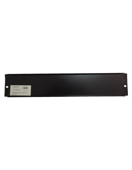 PANOU gestionare cabluri SPACER, tip masca orizontala blank, 19 inch, 2U, negru, "SPCM-2U-BK-03"