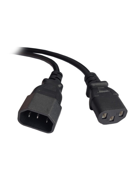 CABLU alimentare Spacer prelungitor, 1.8m, intrare C14, iesire C13, 6A, negru, "SPPW-C14-C13-6A-1.8"