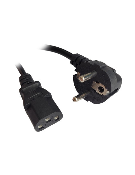 CABLU alimentare Spacer 5m, intrare Shucko, iesire C13, 10A, negru, "SPPW-SCHK-C13-10A-5.0"