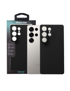 Husa Samsung Galaxy S25 Spacer, negru, grosime 1.5mm,...