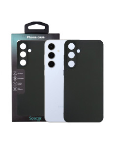 Husa Samsung Galaxy S24FE Spacer, negru, grosime 1.5mm,...