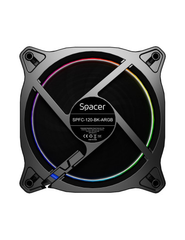 VENTILATOR SPACER PC 120x120x25 mm ARGB light...