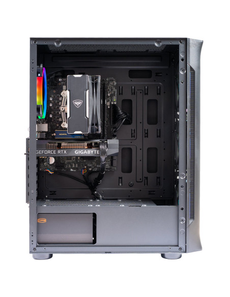 Sistem Desktop PC Gaming Spacer Warlord, i5-12400F, 16GB DDR, 512 GB SSD M.2, RTX 3060 Windforce 12GB, No OS, negru, "SPACER-War