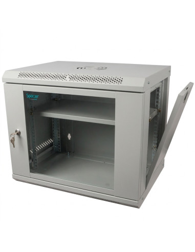 CABINET 19" SPACER 9U 500x450mm, fixare pe...