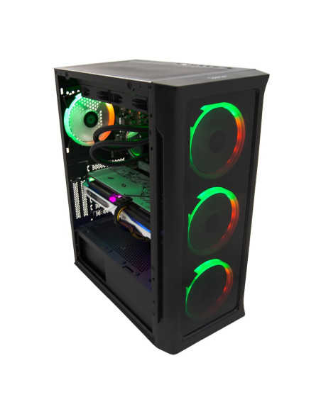 Sistem Desktop PC Gaming Spacer Unbreakable R5, AMD Ryzen 5 7400, 16GB DDR5, 1TB SSD, RX7600 8GB, No Os, Negru," SPACER-Unbreaka