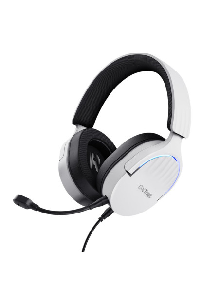 Casti audio TRUST Casti Trust GXT 490P Fayzo cu fir, alb