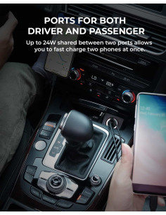 Alimentator Smartphone auto Aukey, CC-A3, 30W, fast... 2