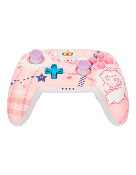 CONTROLLER PowerA, fara fir, pentru Nintendo Switch/ OLED/ Lite, Princess Peach Plaid, "NSGP0255-01"