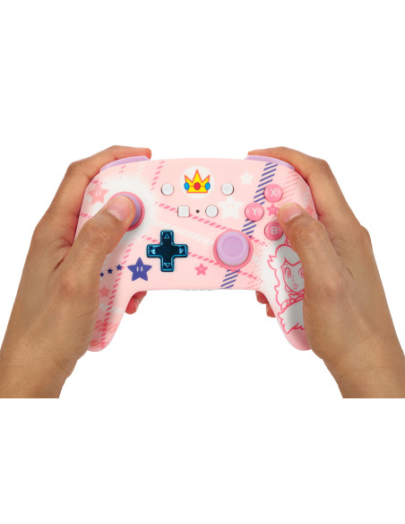 CONTROLLER PowerA, fara fir, pentru Nintendo Switch/ OLED/ Lite, Princess Peach Plaid, "NSGP0255-01"