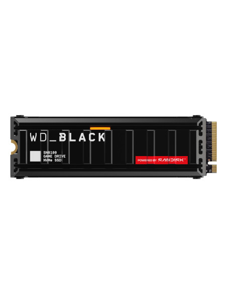 SSD WD_BLACK SN8100 HeatSink 2TB M.2 2280 PCIe Gen5 x4 NVMe, Read/Write: 14900/14000 MBps, IOPS 2300K/2400K, TBW: 1200, powered