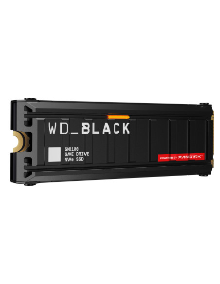 SSD WD_BLACK SN8100 HeatSink 4TB M.2 2280 PCIe Gen5 x4 NVMe, Read/Write: 14900/14000 MBps, IOPS 2300K/2400K, TBW: 2400, powered