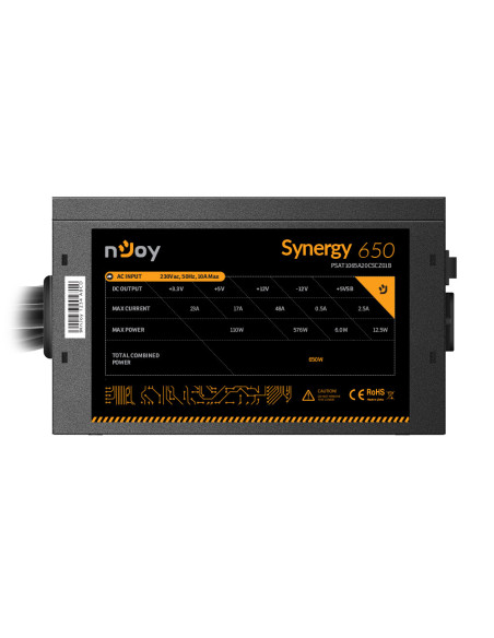 CASE PSU ATX 650W SYNERGY 650/PSAT1065A20CSCZ01B NJOY "PSAT1065A20CSCZ01B"