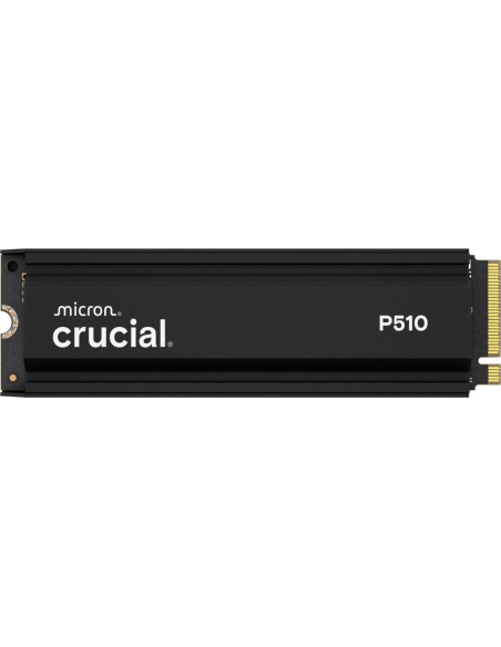 Crucial P510 2TB PCIe Gen5 NVMe 2280 M.2 SSD with heatsink "CT2000P510SSD5"