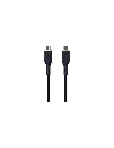 Cablu alimentare si date Aukey, USB Type-C (T) la USB Type-C (T), 1.8m, 480 Mbps, 100W, silicon, negru, "LLTSN1050050" -68932378