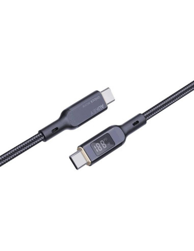 Cablu alimentare si date Aukey, USB Type-C (T)...