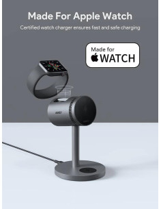 Statie de incarcare wireless Aukey, LC-MC311, 15W, fast... 2