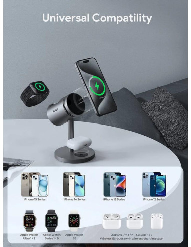 Statie de incarcare wireless Aukey, LC-MC311,...
