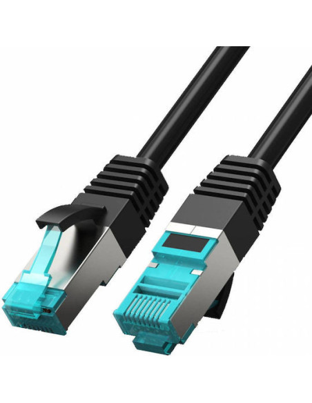 Patch cord FTP Vention, Cat. 5E, RJ-45 (T) la RJ-45 (T), 5m, AWG 26, 1000 Mbps, ecranat, negru, "VAP-B05-B500" - 6922794713703