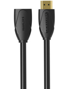 Cablu video prelungitor Vention, HDMI(M) la HDMI(T), 2m,...