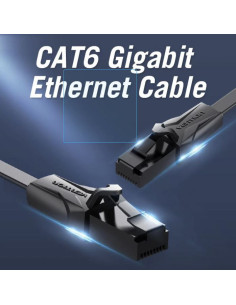 Patch Cord UTP Vention, Cat. 6, 20m, flat cable,... 2