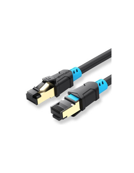 Patch cord SFTP Vention, Cat. 6, RJ-45 (T) la RJ-45 (T), 25m, dublu-ecranat, cupru, negru, "VAP-A06-B2500" - 6922794729438