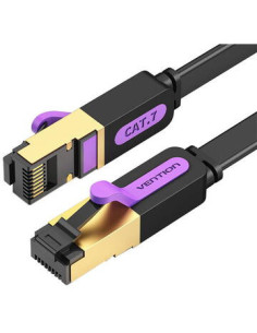 Patch Cord STP Vention, Cat. 7, 5m, flat cable, conductor...