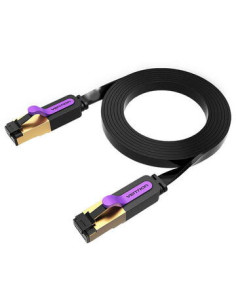 Patch Cord STP Vention, Cat. 7, 15m, flat cable,...